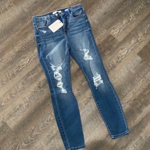 Eunina Bella super high rise skinny NWT